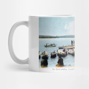 1910 Boat Landing, Canobie Lake New Hampshire Mug